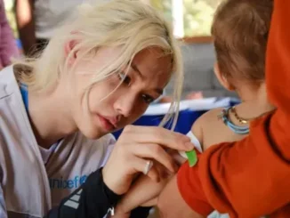 Felix au Laos avec l'Unicef