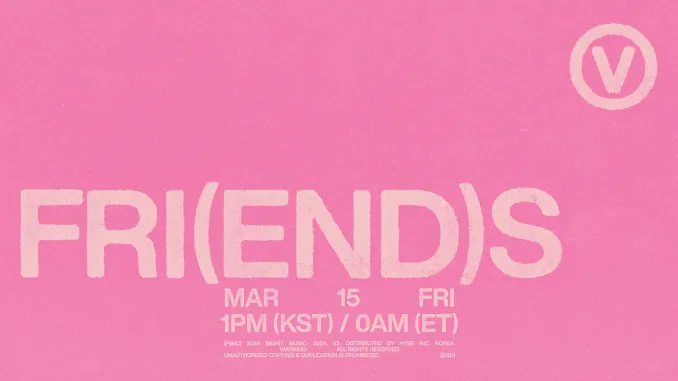Sorti du single Friends de BTS Sorti du single Friends de BTS
