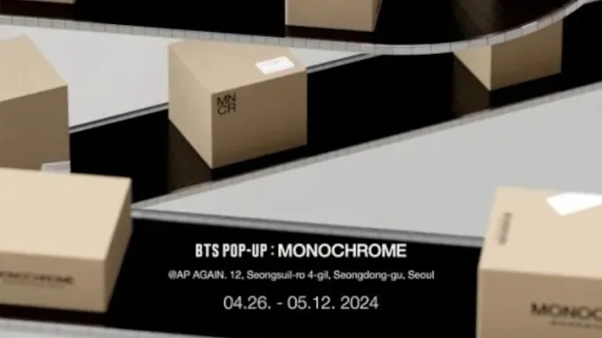 BTS prépare son pop-up BTS prépare son pop-up
