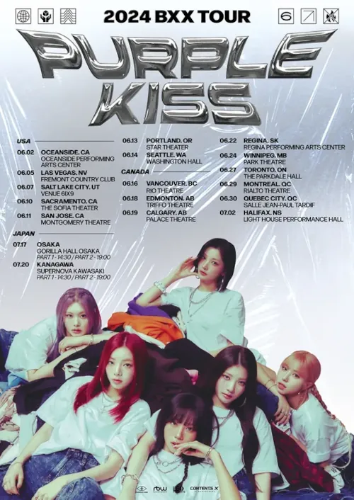 purple kiss,purple kiss tournée,BXX