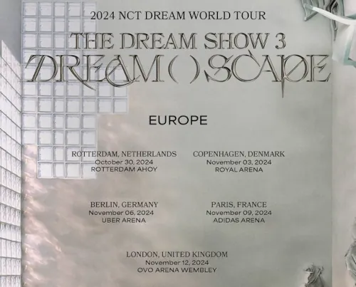 nct,nct dream,nct dream tournee europe,nct dream paris,nct dream france