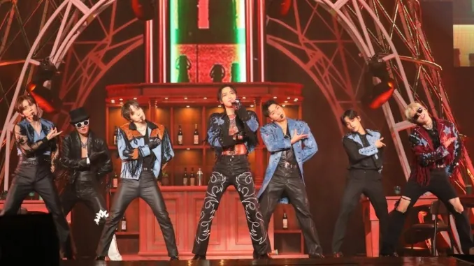 Ateez lors de leur concert 2024 à Séoul