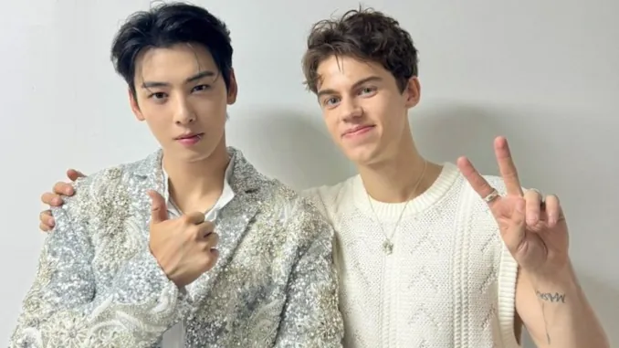 cha-eun-woo-peder-elias Cha Eun woo, en duo avec Peder Elias