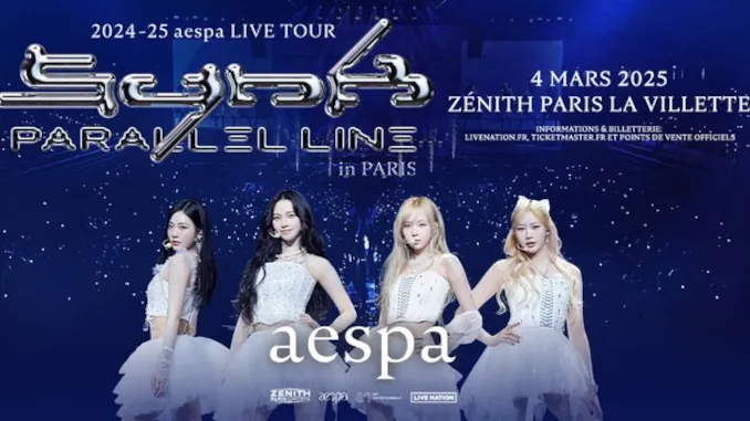 AESPA, en concert en France en 2025 AESPA, en concert en France en 2025