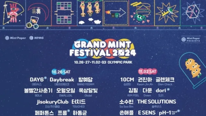 Line-up du Grand Mint Festival Line-up du Grand Mint Festival