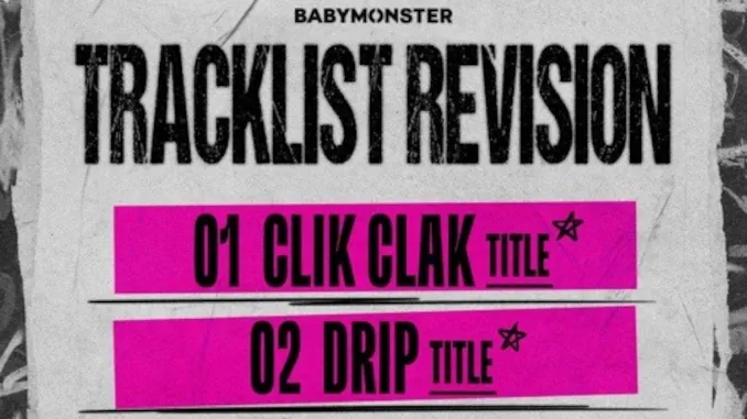 Clik Clak, autre chanson titre de l'album Drip de Babymonster Clik Clak, autre chanson titre de l'album Drip de Babymonster
