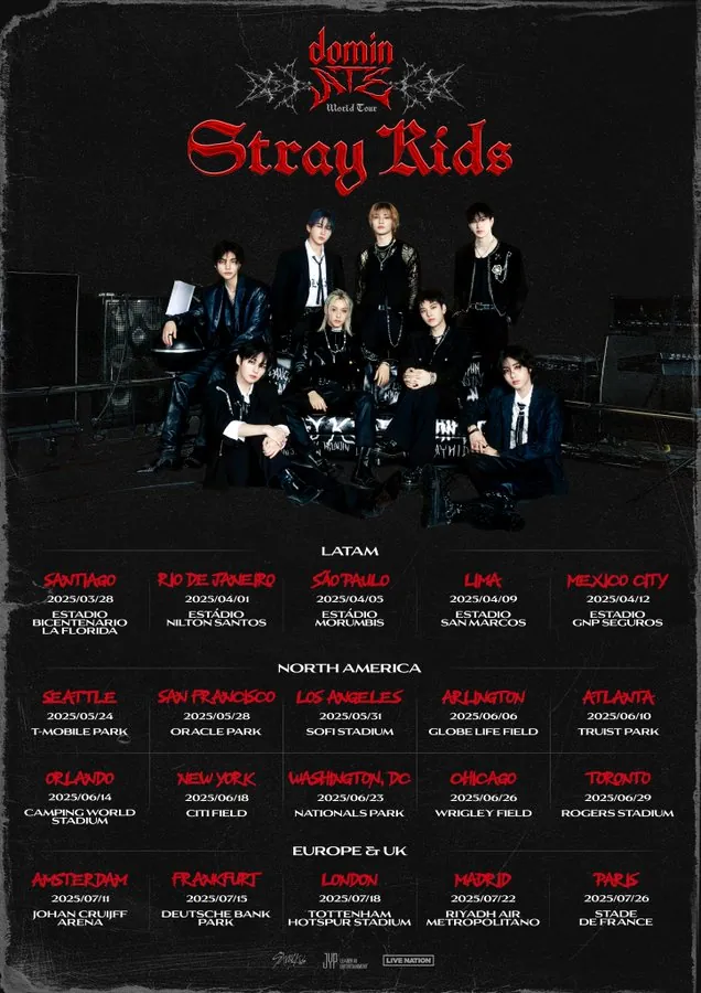 stray kids stade de france,dominate tour,stray kids europe,stray kids france,stray kids dates france