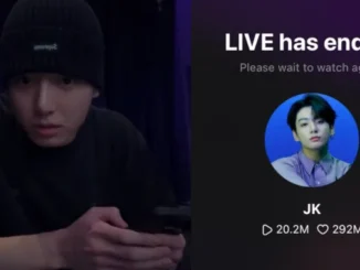 Jungkook, en live sur Weverse le 18 décembre