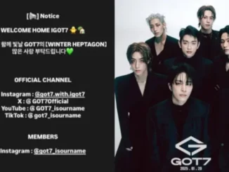 GOT7 communique avec ses anciens comptes