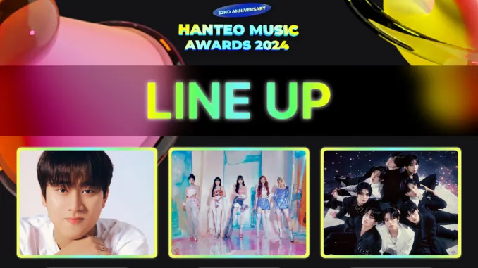 Les Hanteo Awards 2024 dévoilent leur 1er line-up