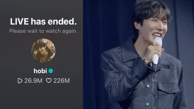 J-Hope bat un record sur Weverse