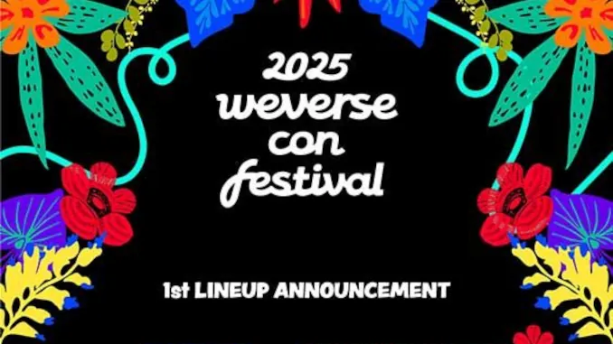 Line-up du Weverse Con Festival 2025