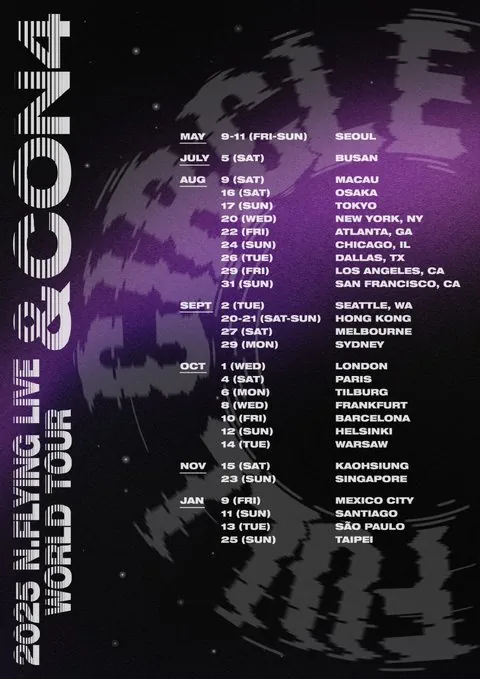 n flying comeback,n.flying world tour,n flying europe