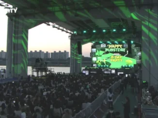 SEVENTEEN fête ses 10 ans sur le pont Jamsu Bridge à Séoul