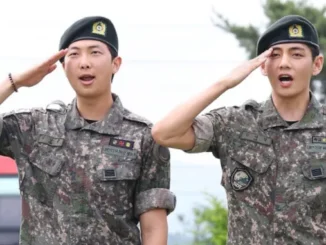 Fin d'armée pour RM et V de BTS