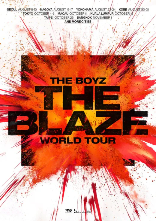 the blaze world tour,tournée mondiale the boyz,the boyz tournée 2025