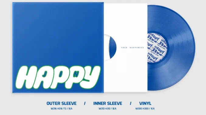 L'album 'Happy' de Jin annoncé en version vinyle L'album 'Happy' de Jin annoncé en version vinyle