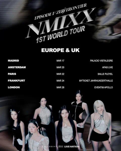 NMIXX en concert en Europe