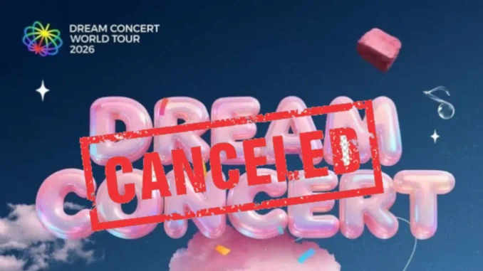 Le Dream Concert Hong Kong annulé