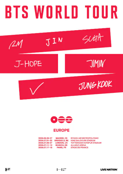 concert kpop,concert kpop europe 2026,concert kpop paris 2026,concert kpop france