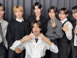 Photo de groupe de CLOSE YOUR EYES publiée sur leurs réseaux sociaux officiels en mars 2026