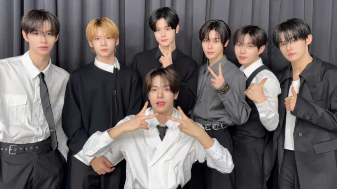 Photo de groupe de CLOSE YOUR EYES publiée sur leurs réseaux sociaux officiels en mars 2026