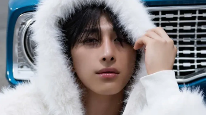 Portrait officiel de Lim Jimin, leader du groupe K-pop JUST B, en pause pour anxiété en 2026.