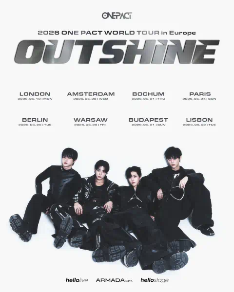 ONE PACT, concert Europe Mai 2026