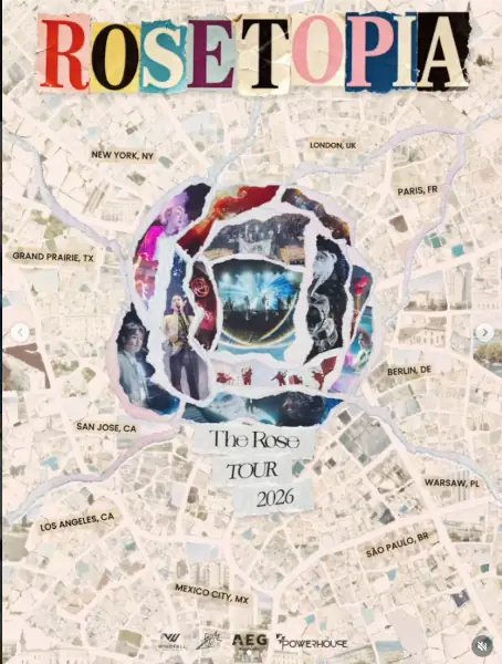 THE ROSE, tournée Europe juin 2026