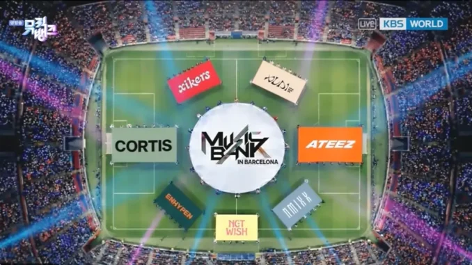 Music Bank Barcelone 2026 line-up ATEEZ ENHYPEN