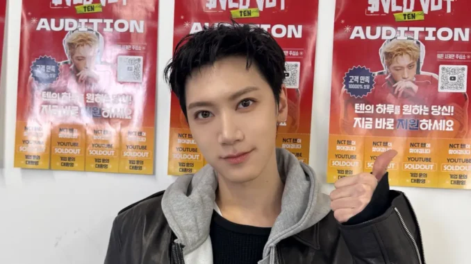 Ten de NCT portrait solo d'avant l'annonce du départ de SM