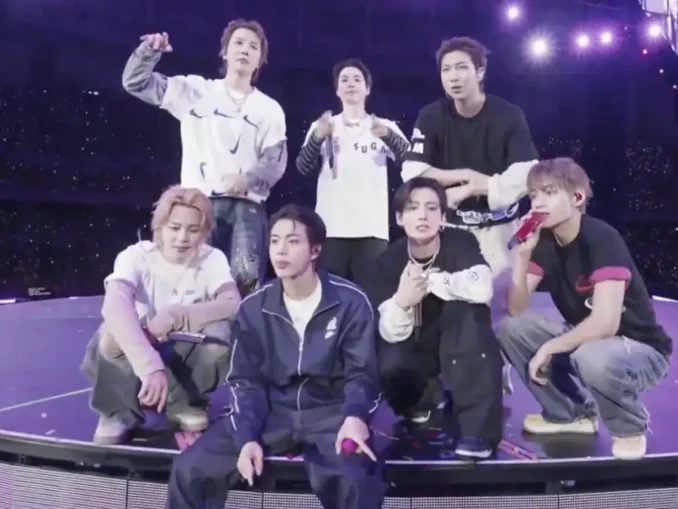 BTS en concert à Busan en juin 2026