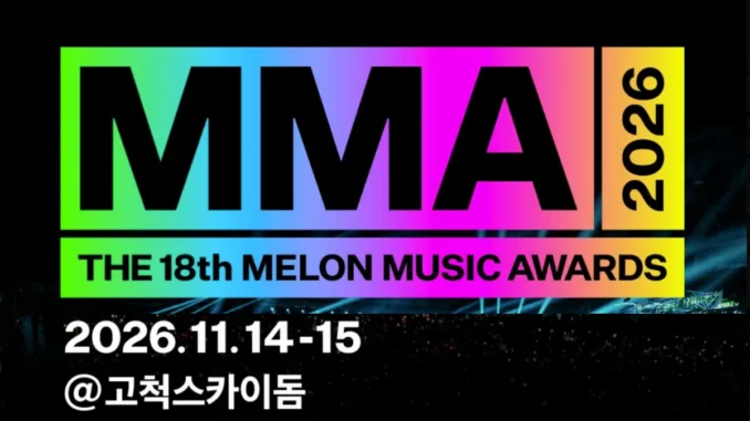 MMA 2026 affiche officielle Affiche officielle des Melon Music Awards MMA 2026