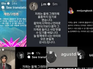 BTS annonce sa décision concernant les Grammy Awards 2027