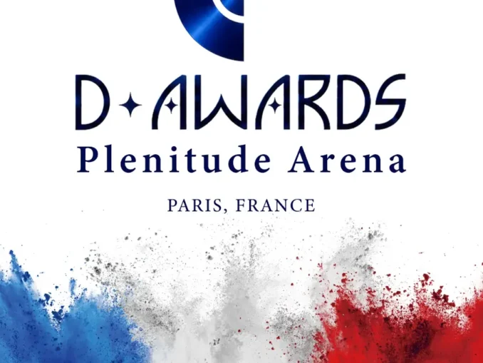 Affiche des D AWARDS 2027 annonçant l'édition de Paris