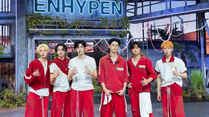 ENHYPEN sur scène lors de Music Bank le 21 août 2026