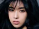 Sophia de KATSEYE en promotion avec le groupe