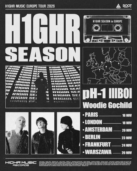 H1GHR concert Paris 2026