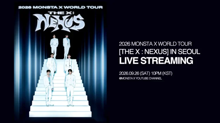 Affiche de la diffusion du concert THE X : NEXUS de MONSTA X